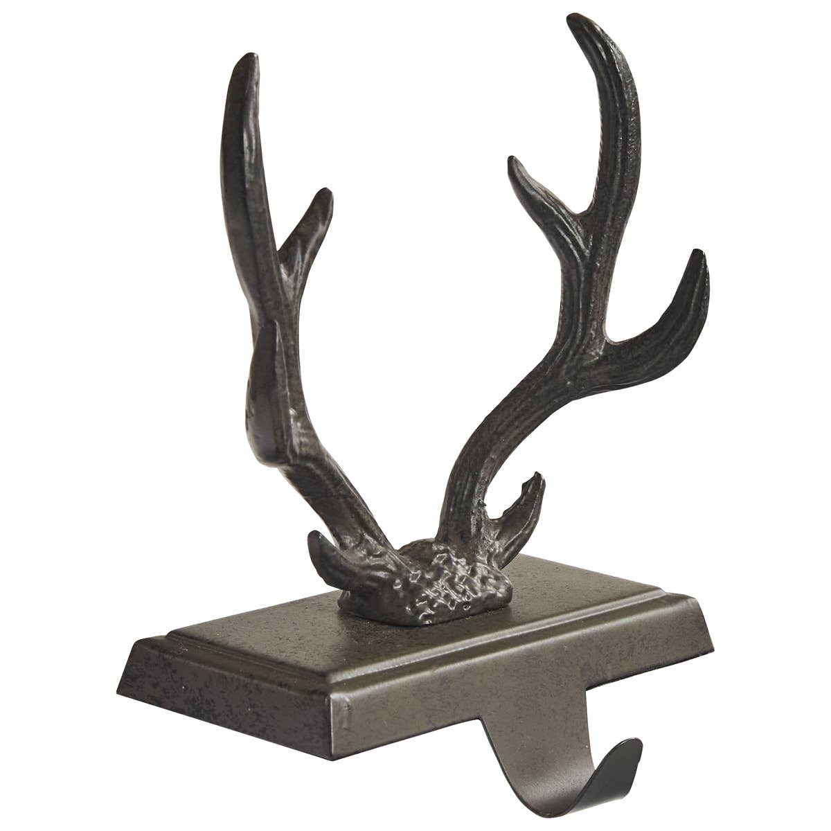 Split P – wholesale Christmas decoration – Eva & Co Antler Stocking Hanger - Iron3