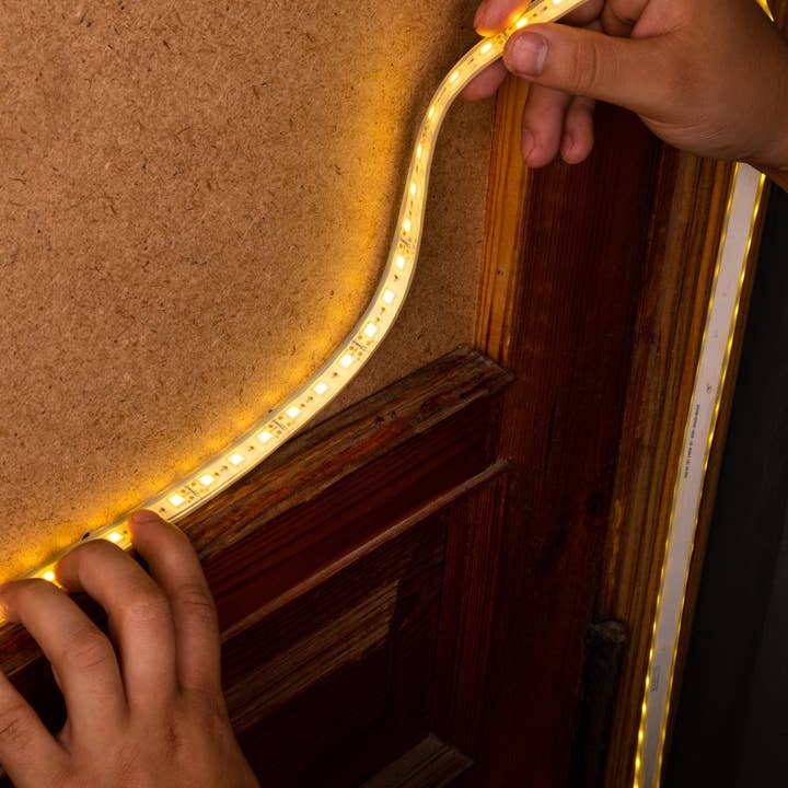 8mm LED Strip 300LED Lights 16.5ft - Warm White for wholesale on Faire4