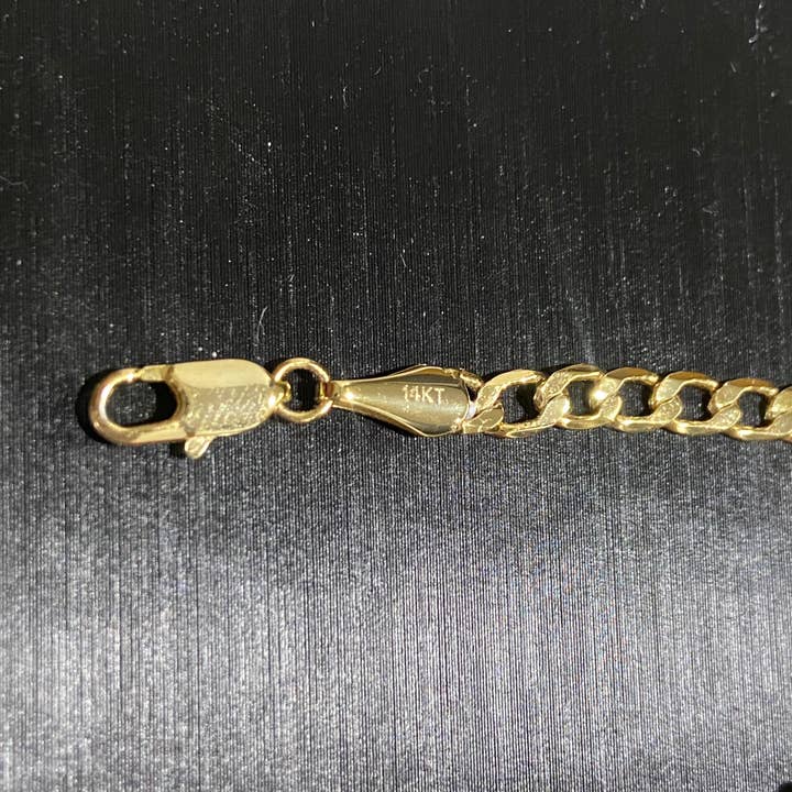 Prestige Jewelry - Wholesale Link & Chain Necklace - Solid Real 14k Gold Cuban Link Chain 20in 4mm