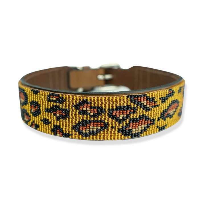 Cheetah Sambboho Dog Collar By Gabriel Feitosa  for wholesale by Sambboho