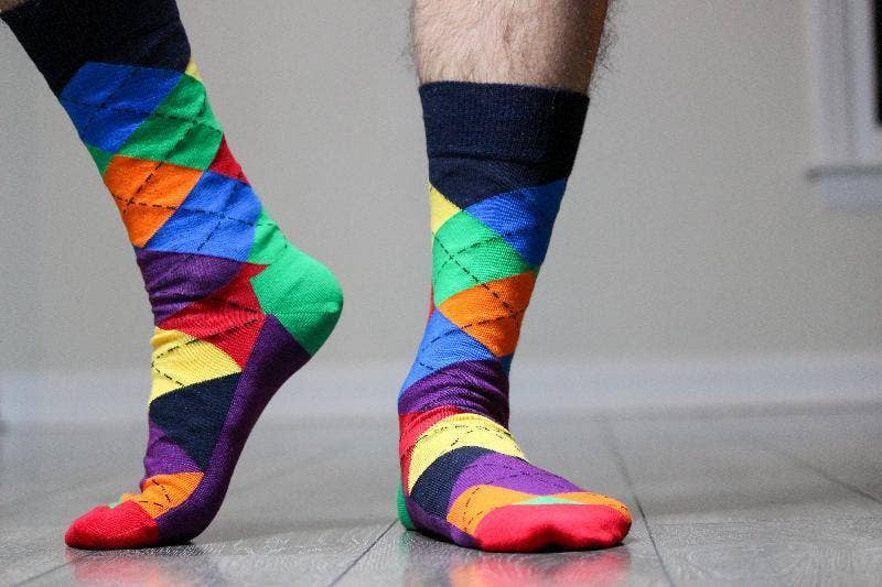 Wear Sierra – wholesale Socks – Men's – Men's Colorful Crew Socks in Combed Cotton (3 Pair Packs)6