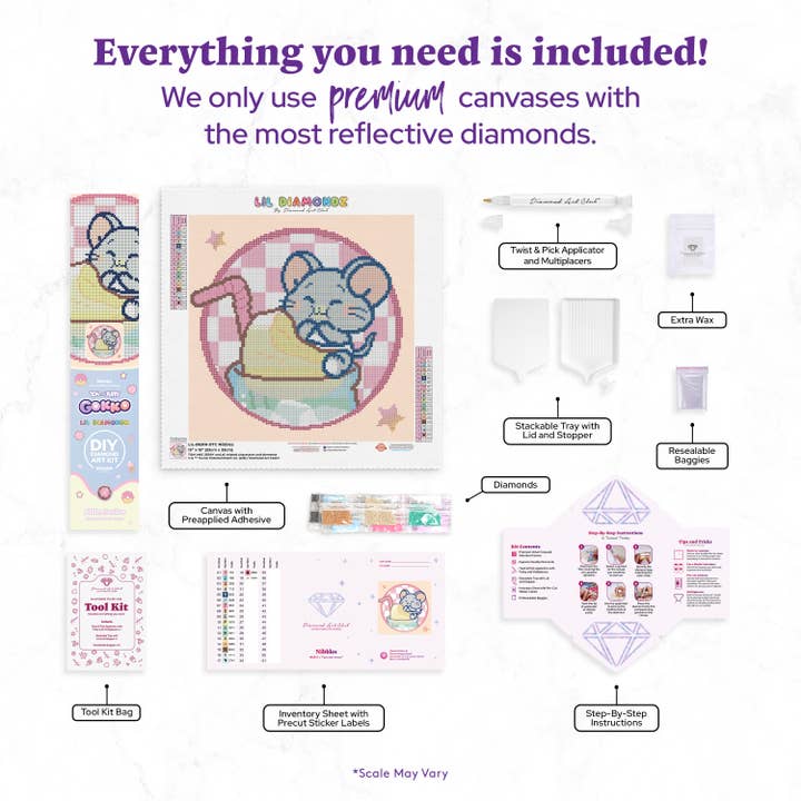 Diamond Art Club - Wholesale DIY Craft Kit - Nibbles2