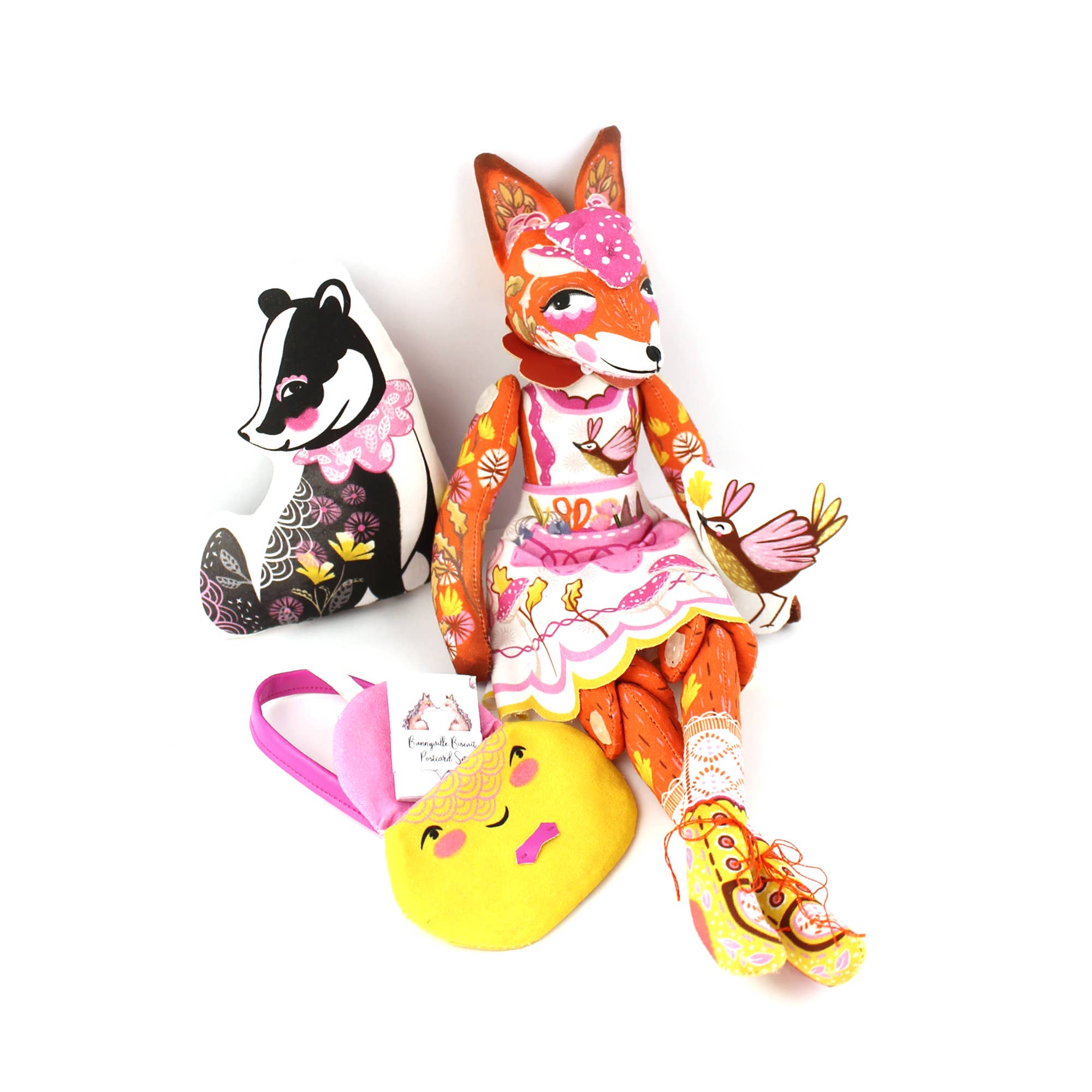 Miss Ella - Wholesale DIY Craft Kit - DIY Dolly Kit - Frances the Fox and Bea1