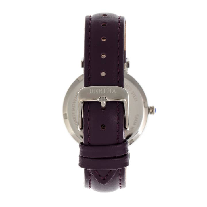 Bertha - Vendita all'ingrosso Orologio da polso - Donna - Orologio Bertha Emily con cinturino in pelle e quadrante in madreperla5