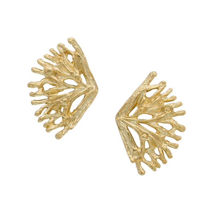 Coral Branch Studs for wholesale by Susan Shaw