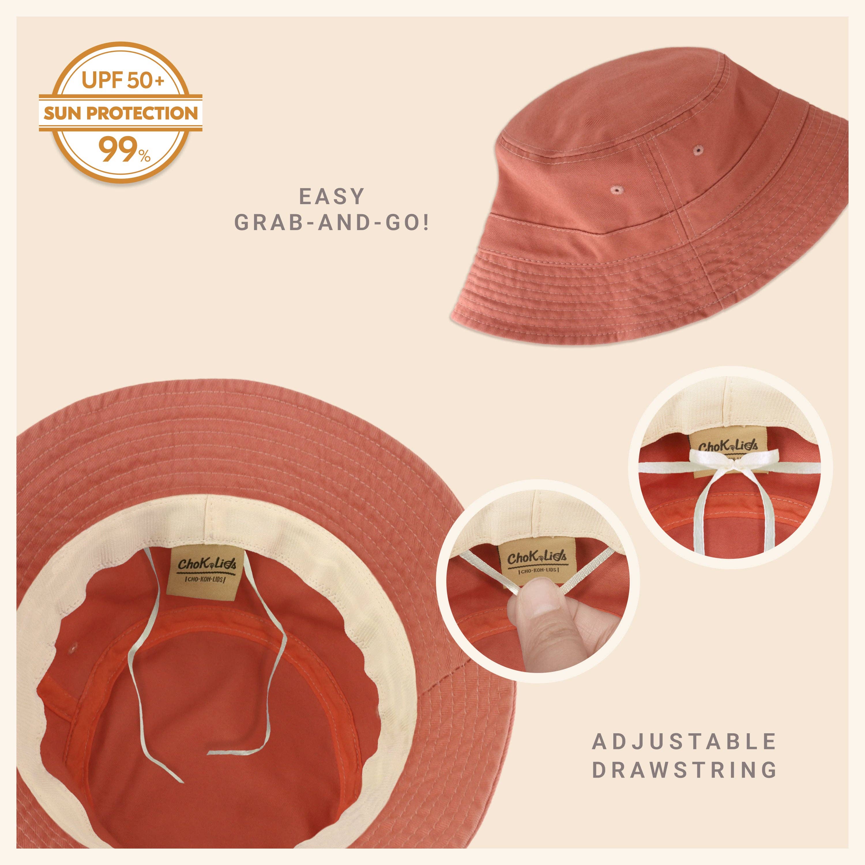 ChoKoLids – Engroshandel Bucket hat - Dame – CHOK.LIDS lærred spand hat67