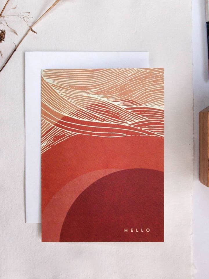 “Sunrise” - Cartão comemorativo por atacado de Lucrecia Caporale