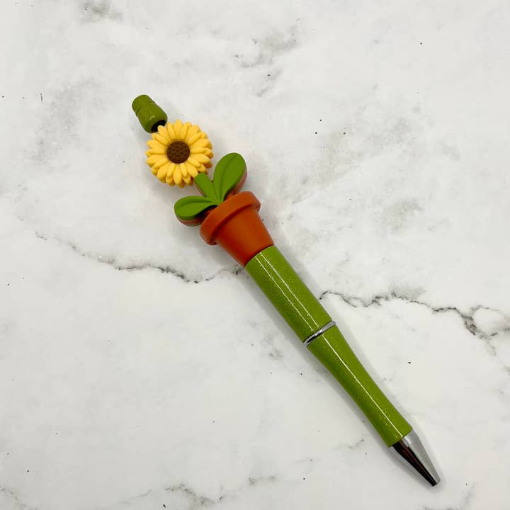 ArtisXan - Wholesale Pen - Potted Sunflower Fidget Pen