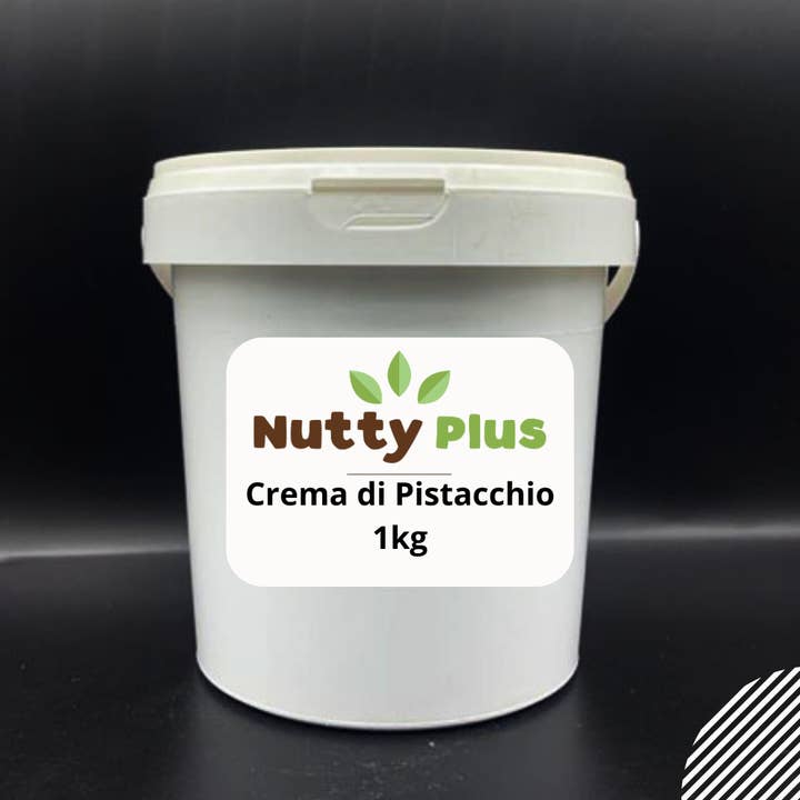 Nuttyplus - Wholesale Nut Butter - PISTACHIO CREAM JAR 1kg 40% PISTACHIO1