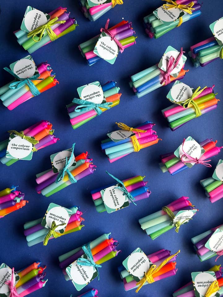 MINI BOUGIES pour la vente par The Colour Emporium