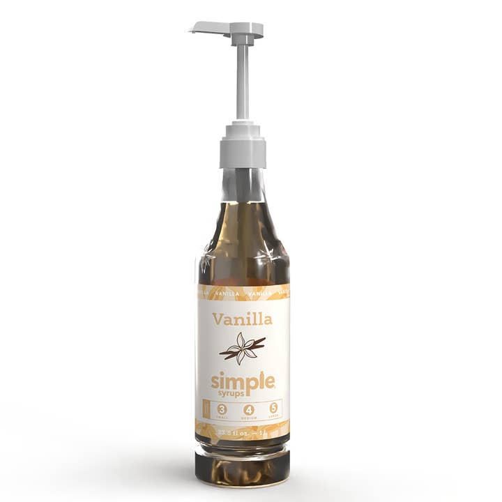 Vanilla Simple Syrup for wholesale by Compass Coffee
