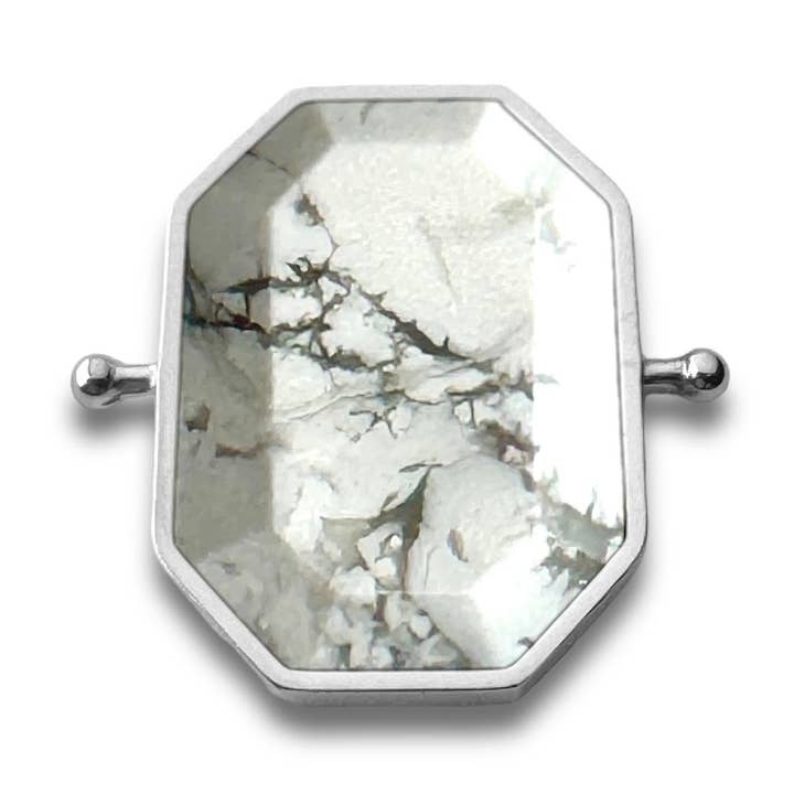 Howlith-Oktangle™-Kristallelement für den Großhandel von CONQUERing