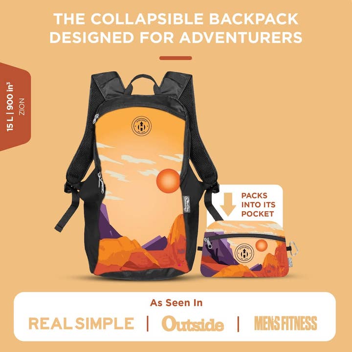 HYDAWAY – wholesale Ryggsäck - Unisex – Hopfällbar ryggsäck8