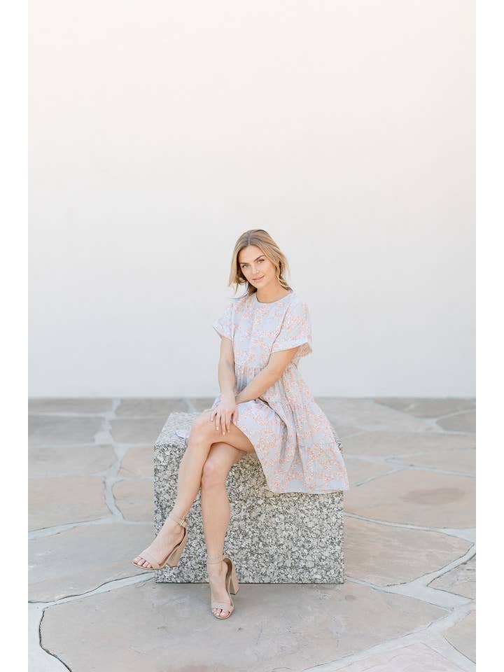 Lily Gray – Engroshandel Kjole - Dame – AD0214A - LAVENDEL - REGELMÆSSIG STØRRELSE8