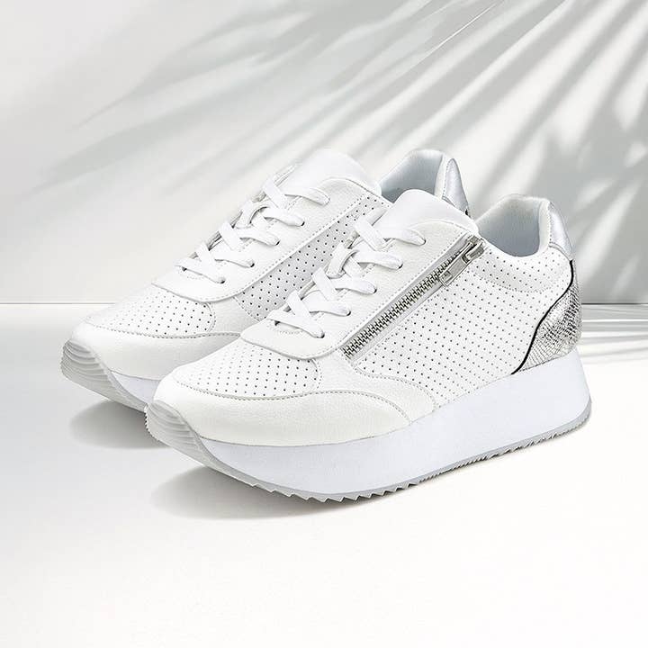 LASCANA Women's Zip Detail Platform Sneakers for wholesale by Lascana