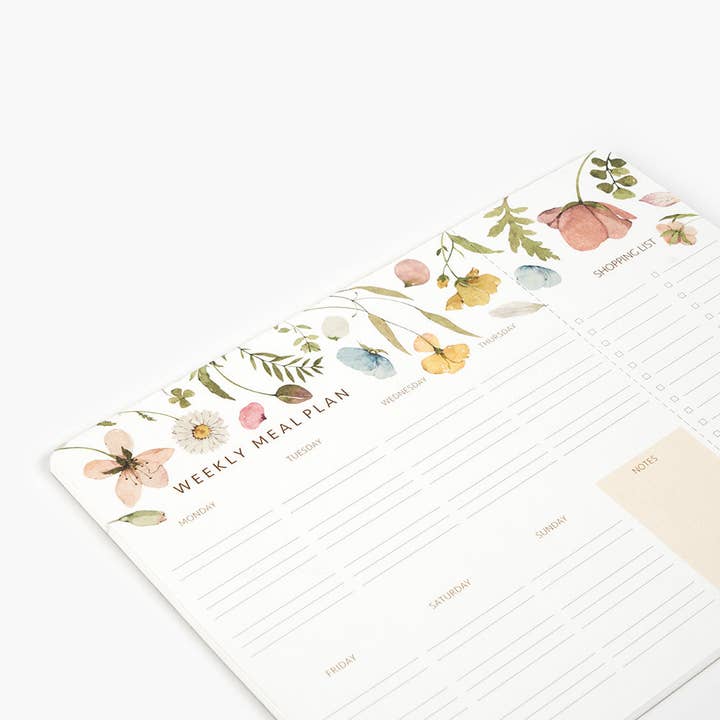 Flores de primavera Spring Flowers Menu Planner for wholesale on Faire1