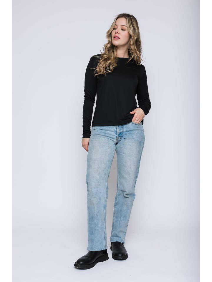 ORB - Wholesale T-Shirt - Women's - Adeline-Long Sleeve Crew