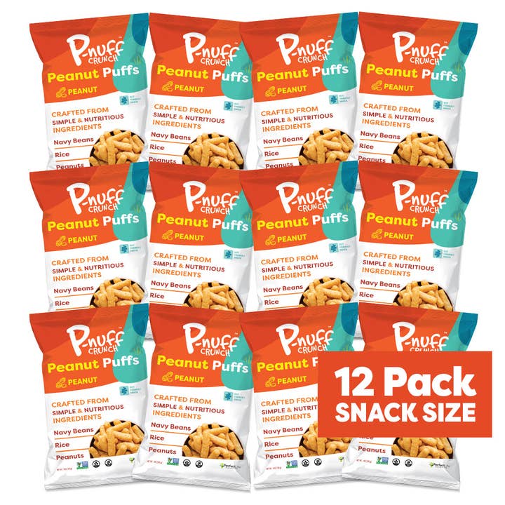Snack Size Roasted Peanut Flavor (1 oz - Pack of 12) for wholesale by Pnuff Crunch