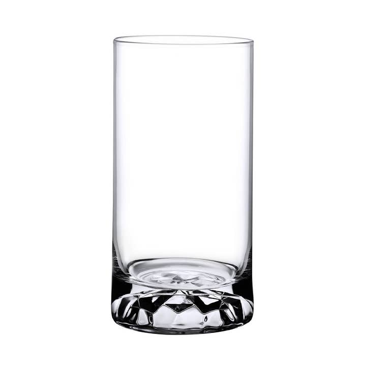 Set di 4 Bicchieri High Ball Medi con Effetto Ondulato per la vendita all'ingrosso da parte di NUDE