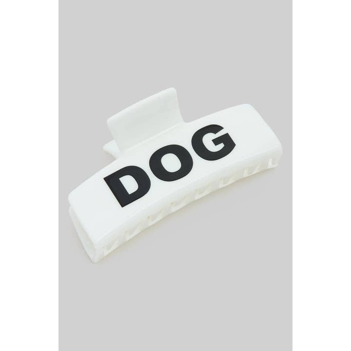Girly - Wholesale Hair Clip - Women's - DOG MOM RECTANGULAR HAIR CLIP