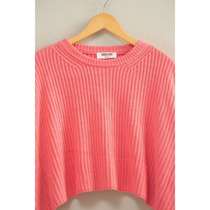 HYFVE - Wholesale Shirt - Women's - Cropped Knit Sweater With Crew Neck16