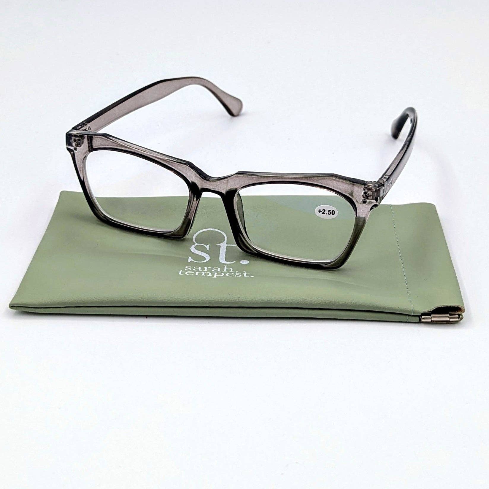 Tempest Designs - Wholesale Eyeglasses - Women's - Classic elegant clear grey reading glasses2