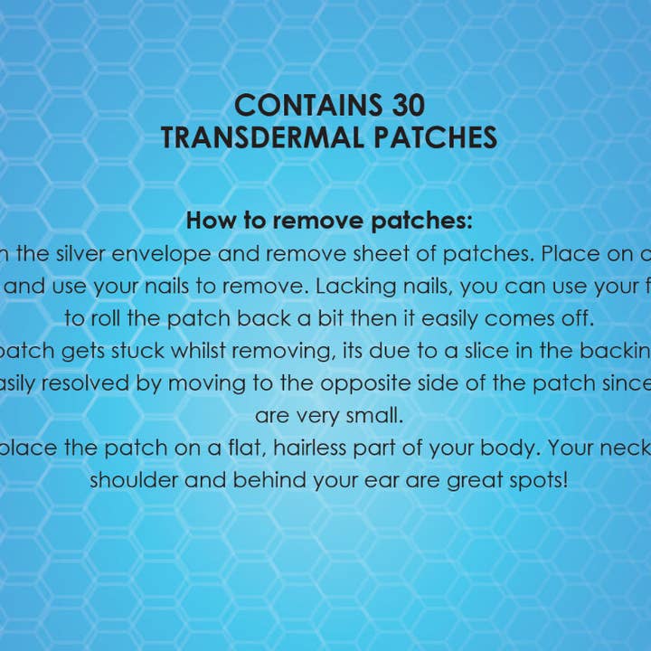 Living Nutritionals – Großhandel Nahrungsergänzungsmittel/Vitamin zum Einnehmen – Melatonin Deep Sleep Transdermales Pflaster3