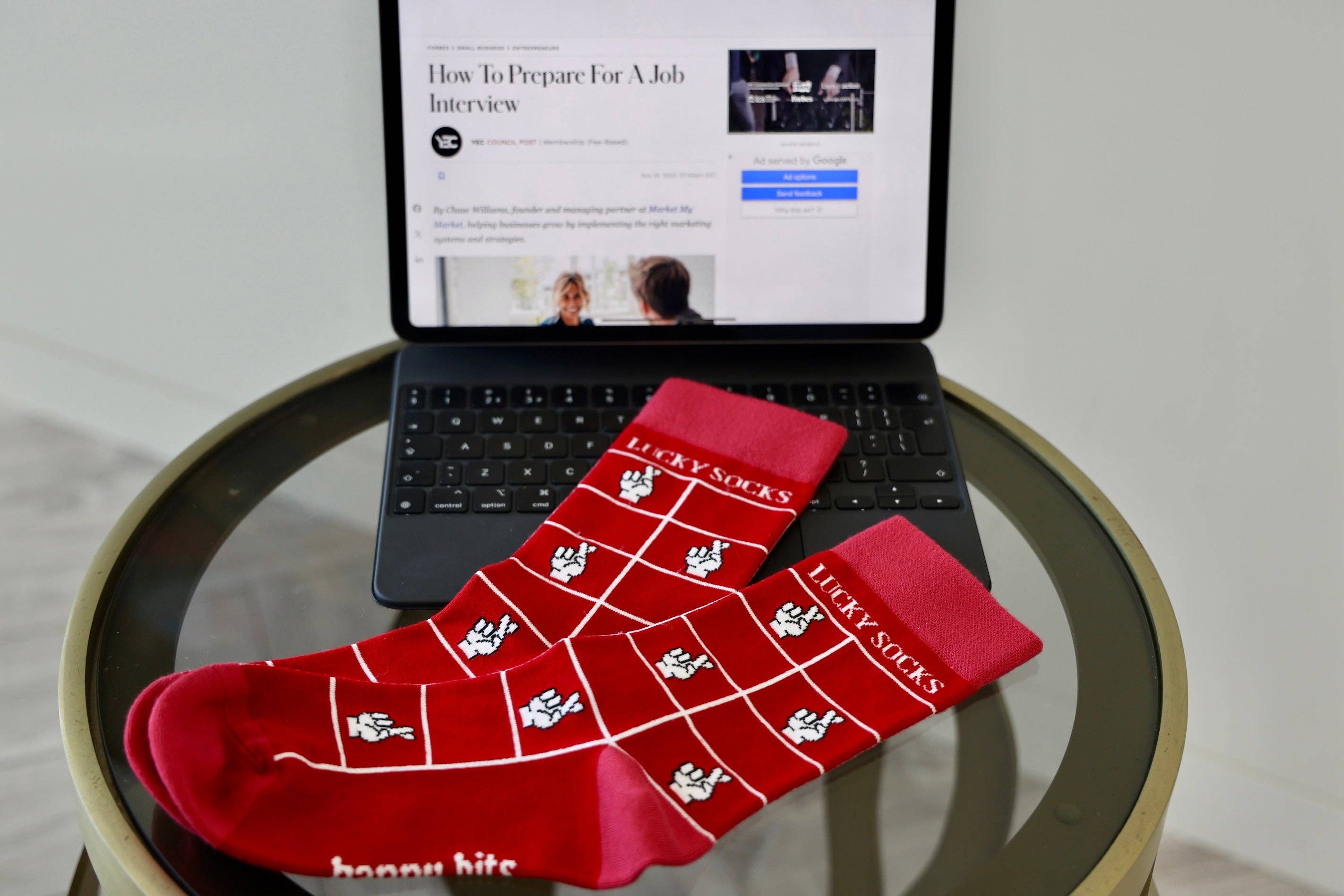 Happy Bits Socks - Wholesale Sokken - Uniseks - Geluksbamboe Sokken| Rode Bamboe Sokken6