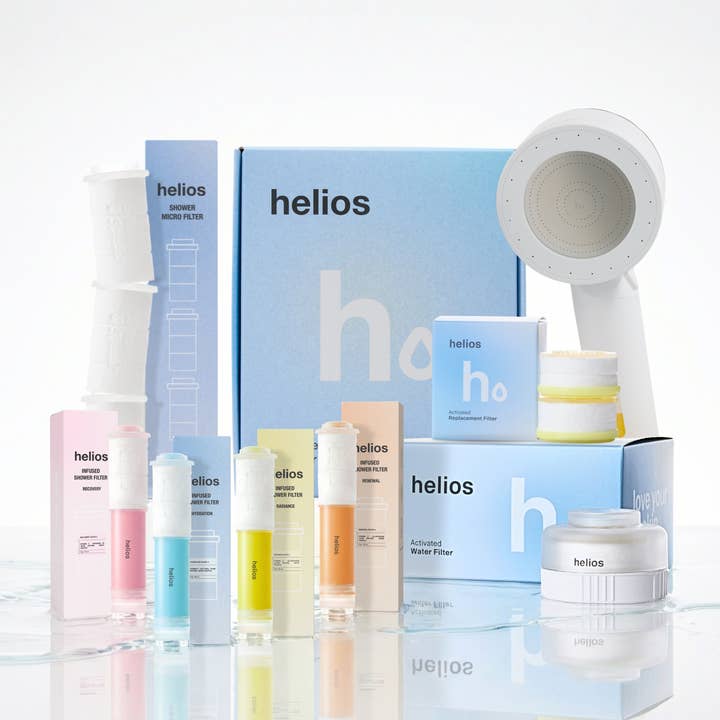 Helios Vitamin C Infusion Showerhead Filter (12 Month Bundle) for wholesale by Helios Filter