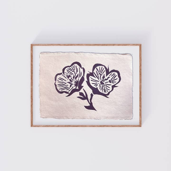 'Primrose' Linocut Print and other Purchase Wholesale primrose. Free Returns & Net 60 Terms on Faire trending on Faire.