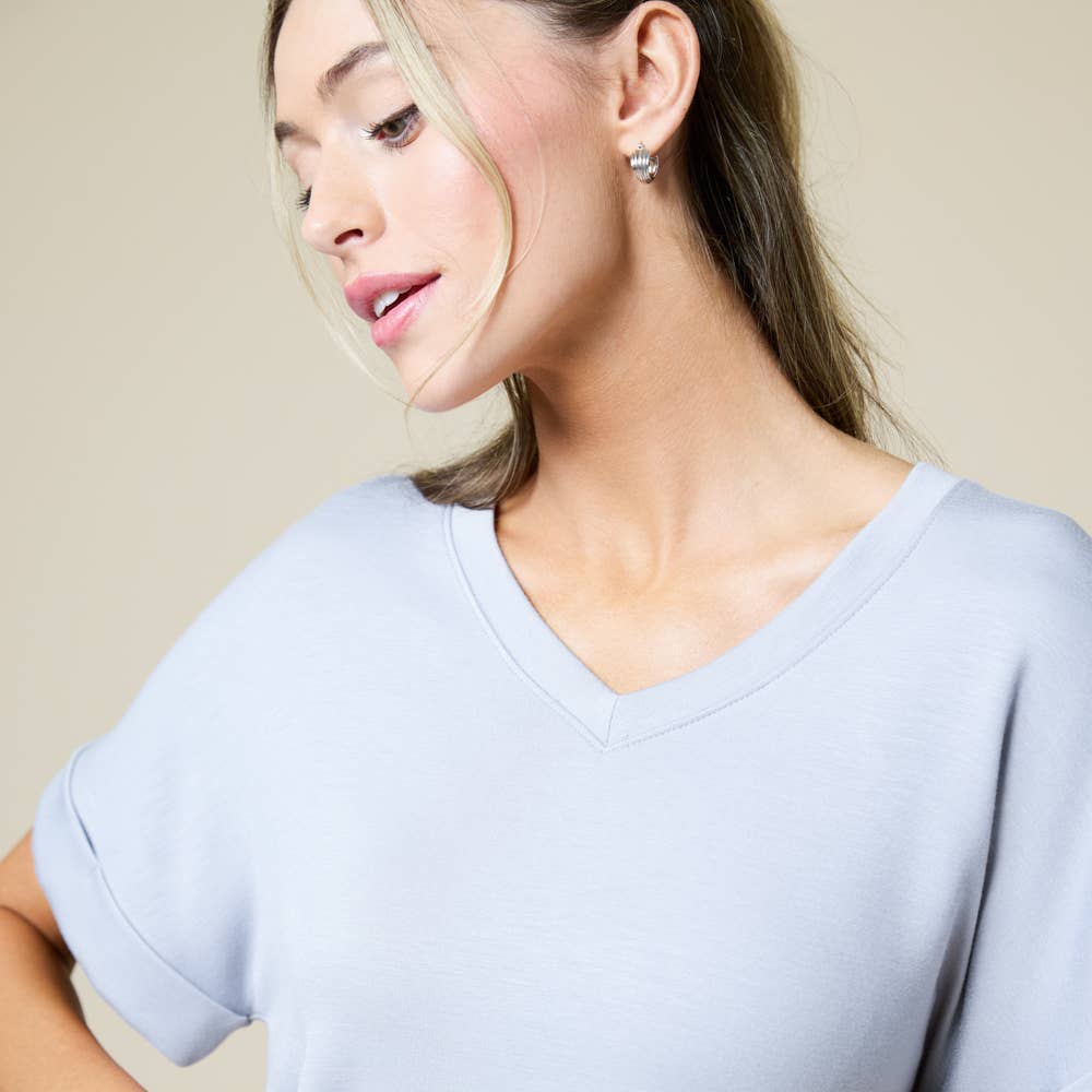 Softies – wholesale Lounge set – Women's – PureDream V-Neck Athleisure Lounge Set6