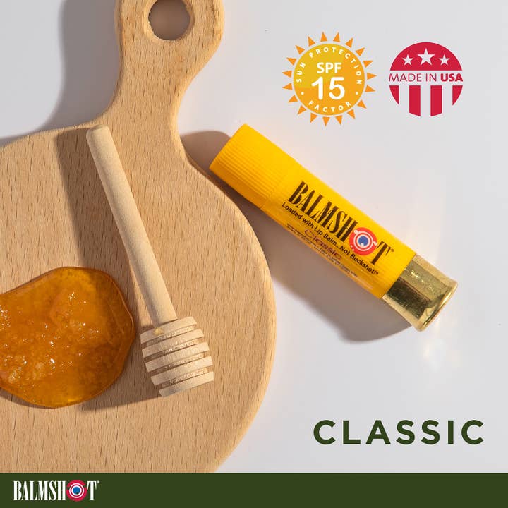 BALMSHOT Lip Balm - Wholesale Lip Balm - Classic Beeswax Lip Balm