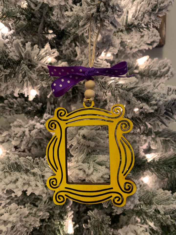 Friends Frame Christmas Ornament for wholesale by Three Busy Bees Creations