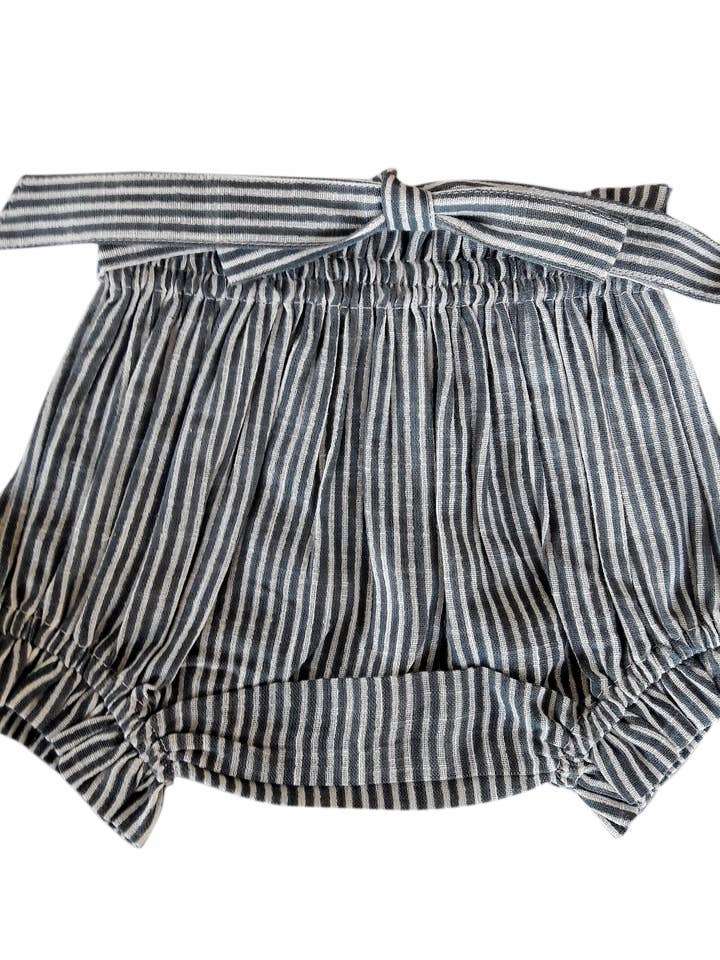 Funda de pañal estilo corto a rayas grises para venta al por mayor de Yo Baby