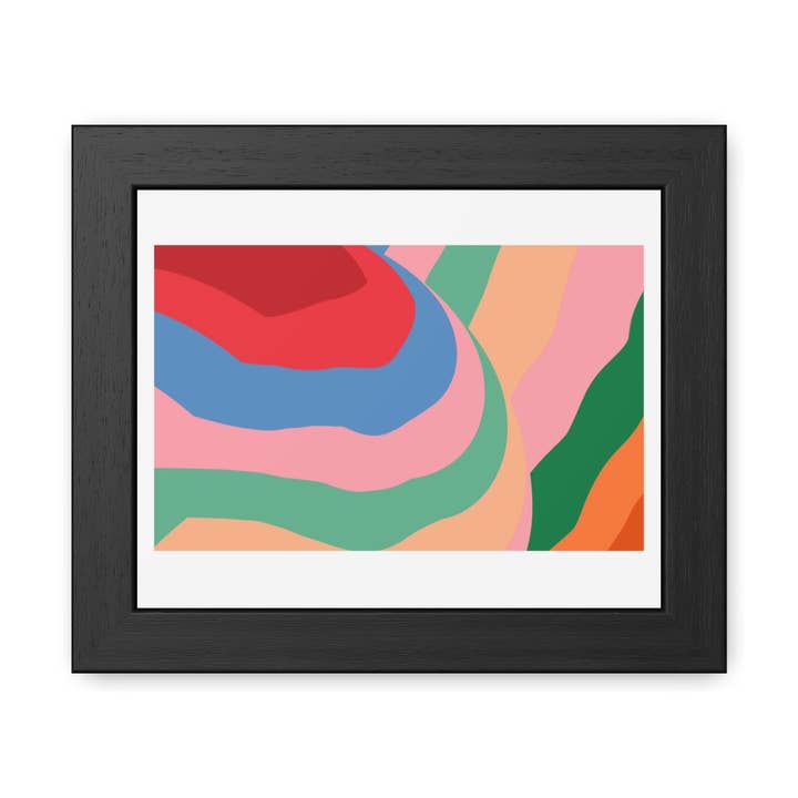 Orb - Colorful Abstract Framed Poster - Modern Wall Art for Home Decor for wholesale by Donkey Laserbeam