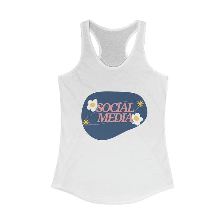 Flower Power - Débardeur idéal pour femmes sur les réseaux sociaux pour la vente par MyShock Media LLC