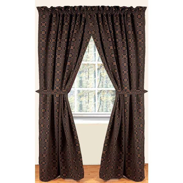 Panneaux en jacquard en jacquard de 86 po pour la vente par Home Collections by Raghu