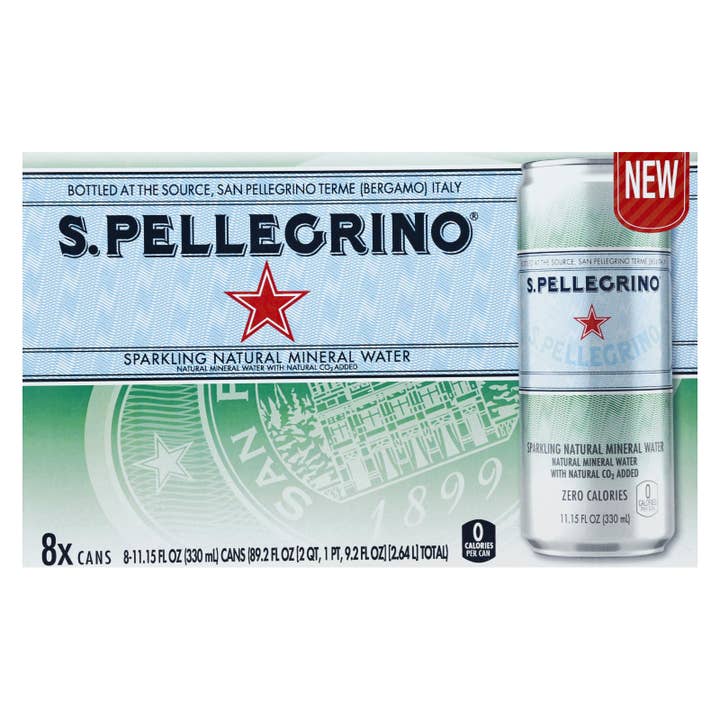 Everyday Supply Co - Wholesale Sparkling Water - San Pellegrino Sparkling Water, 3 Pack (8/11.15oz)