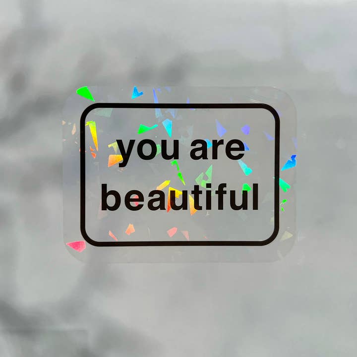 Suncatcher Sticker for wholesale by You Are Beautiful