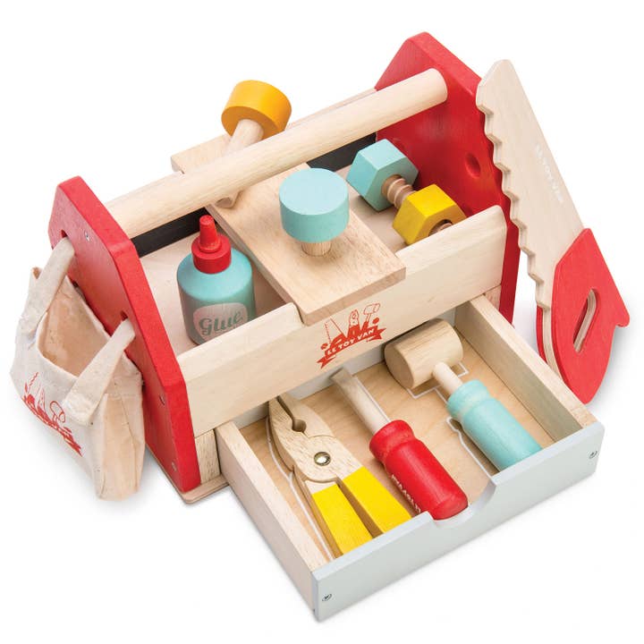 Le Toy Van – Großhandel Spielzeugset – Kinder – Werkzeugkasten TV476 / Tool Box & Wooden Tools13