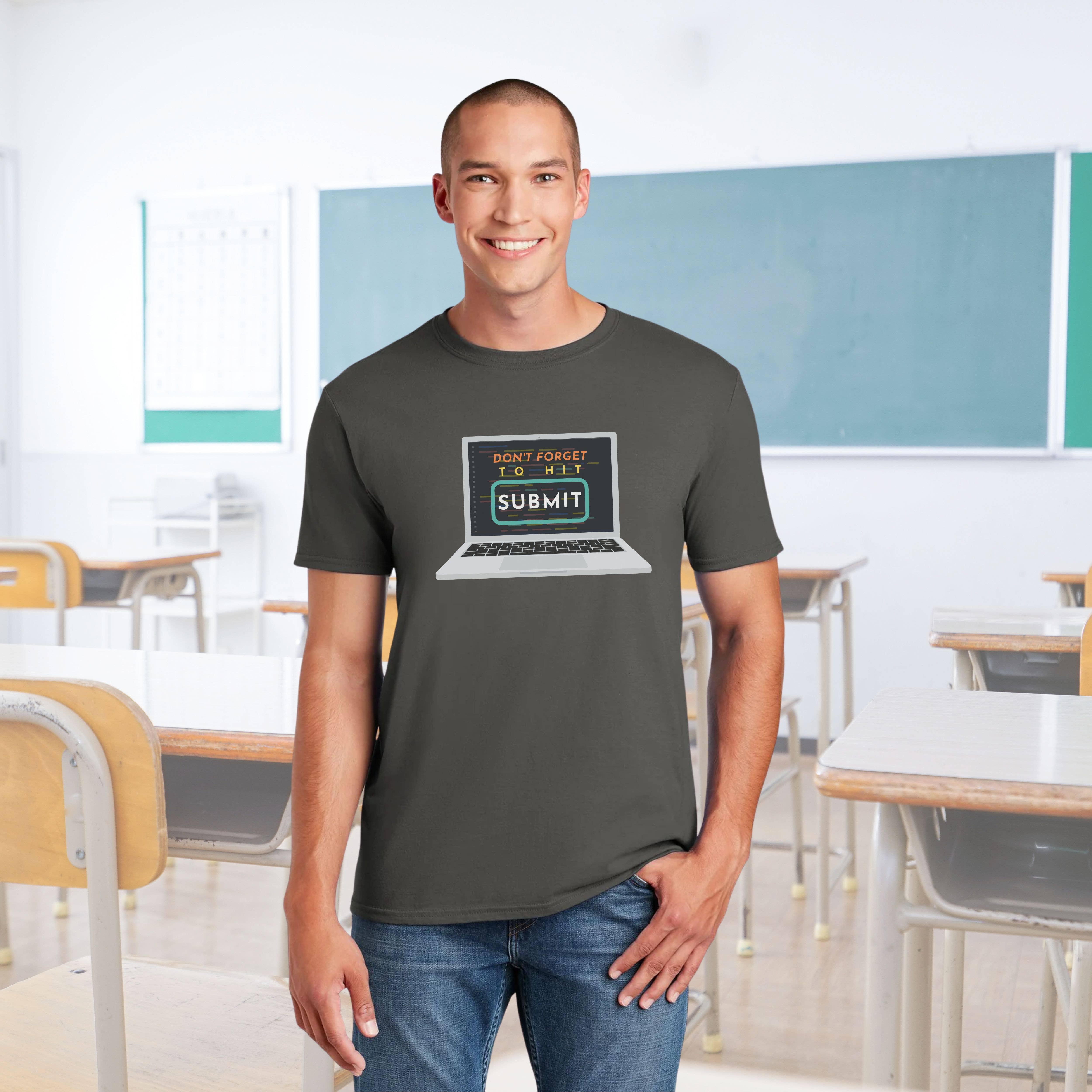 Create Action Design - Wholesale T-Shirt (Graphic) - Unisex - Don't Forget to Hit Submit - Teacher T-Shirt (Sizes S-5XL) 2