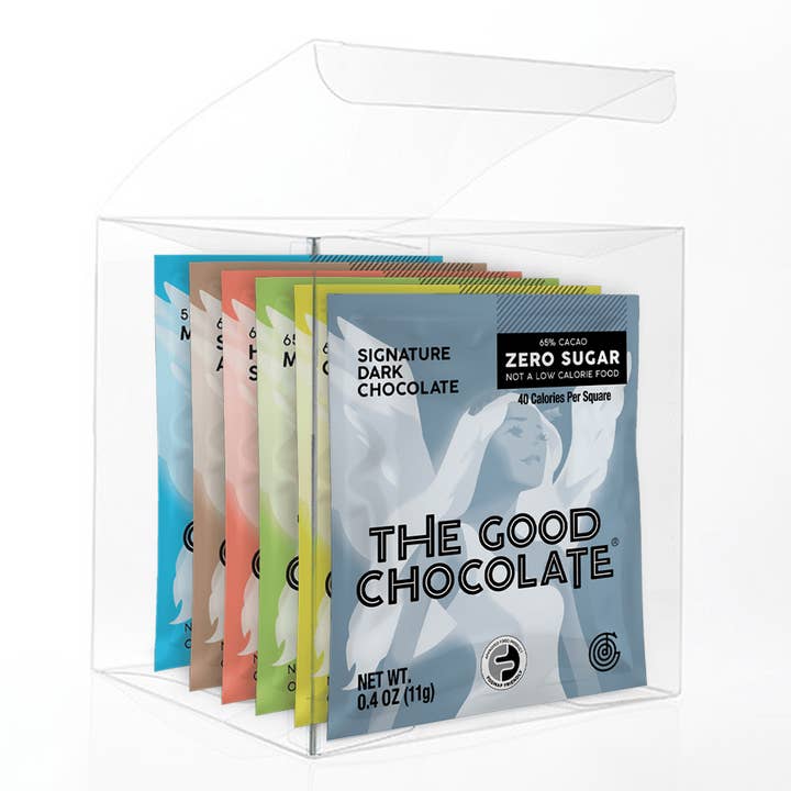 Original Variety Chocolates 6 Squares / Gift Pack for wholesale by The Good Chocolate