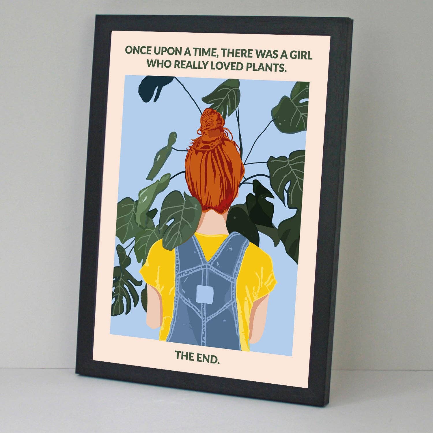 WallChart.Co – wholesale Art print – Plant Girl (Redhead)1