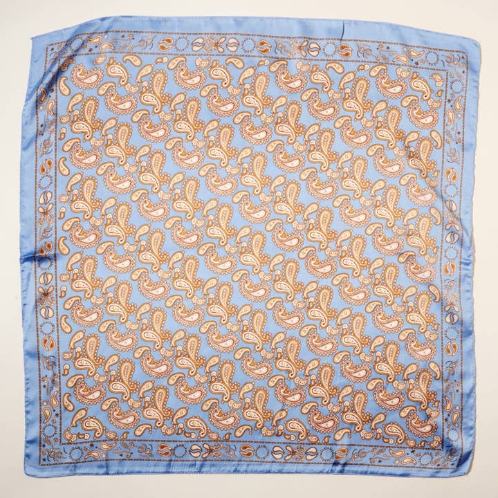 Frem - Wholesale Scarf - Women's - Classic Paisley Silk-Feel Polyester Bandana