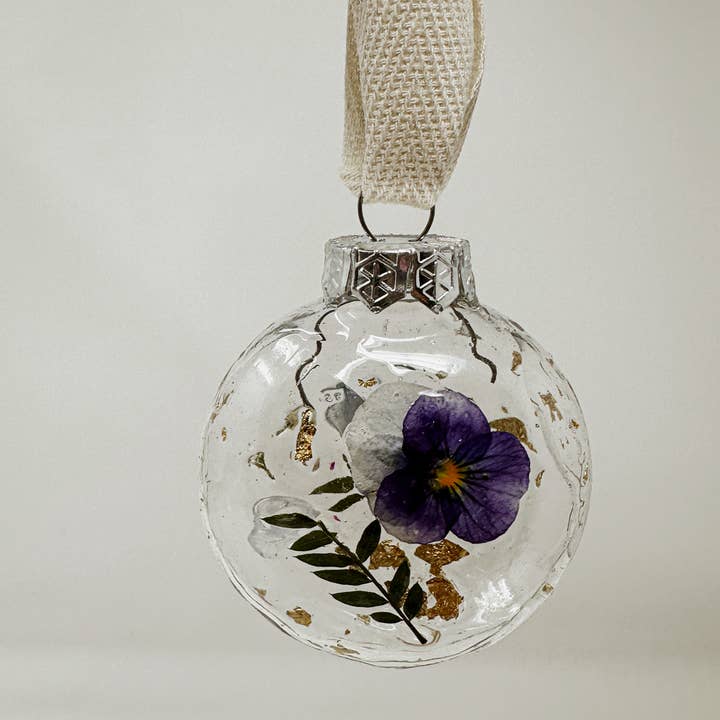 AlwaysJean - Wholesale Ornament - Pressed flower ornaments