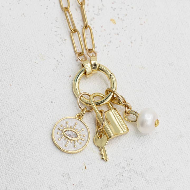 EMERSON & OLIVER - Wholesale Pendant/Charm Necklace - Gold Charm Necklace