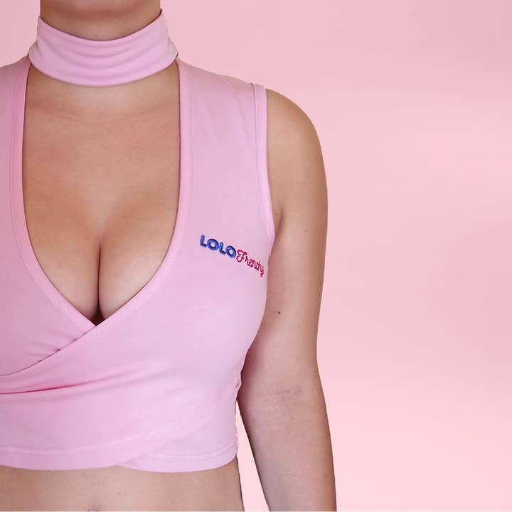 Cotton crop top for wholesale by LOLOFrenchy