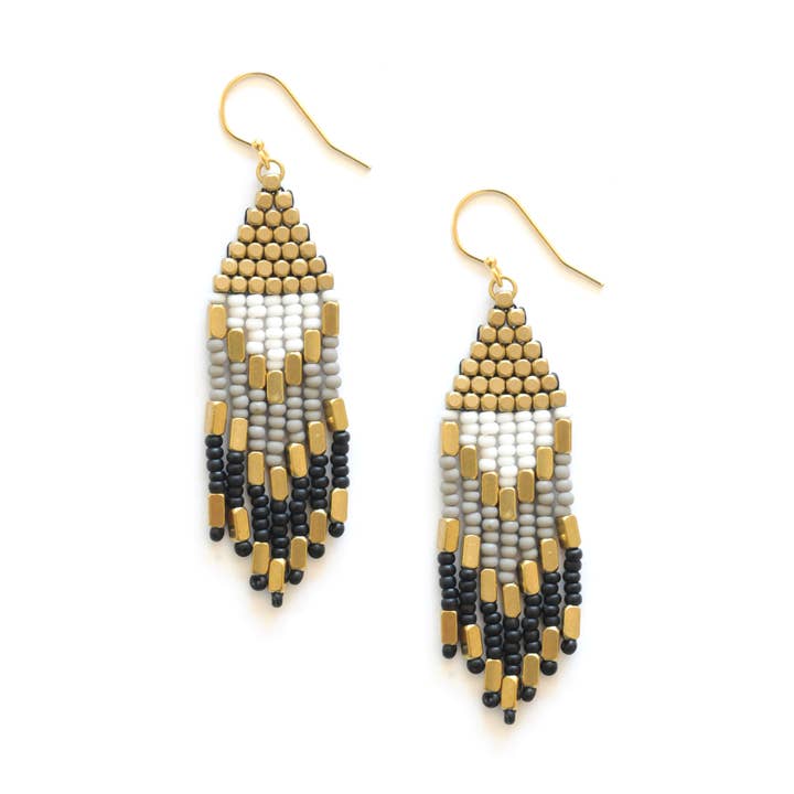 Small Beaded Sister Earrings for wholesale by The Didi Jewelry Project