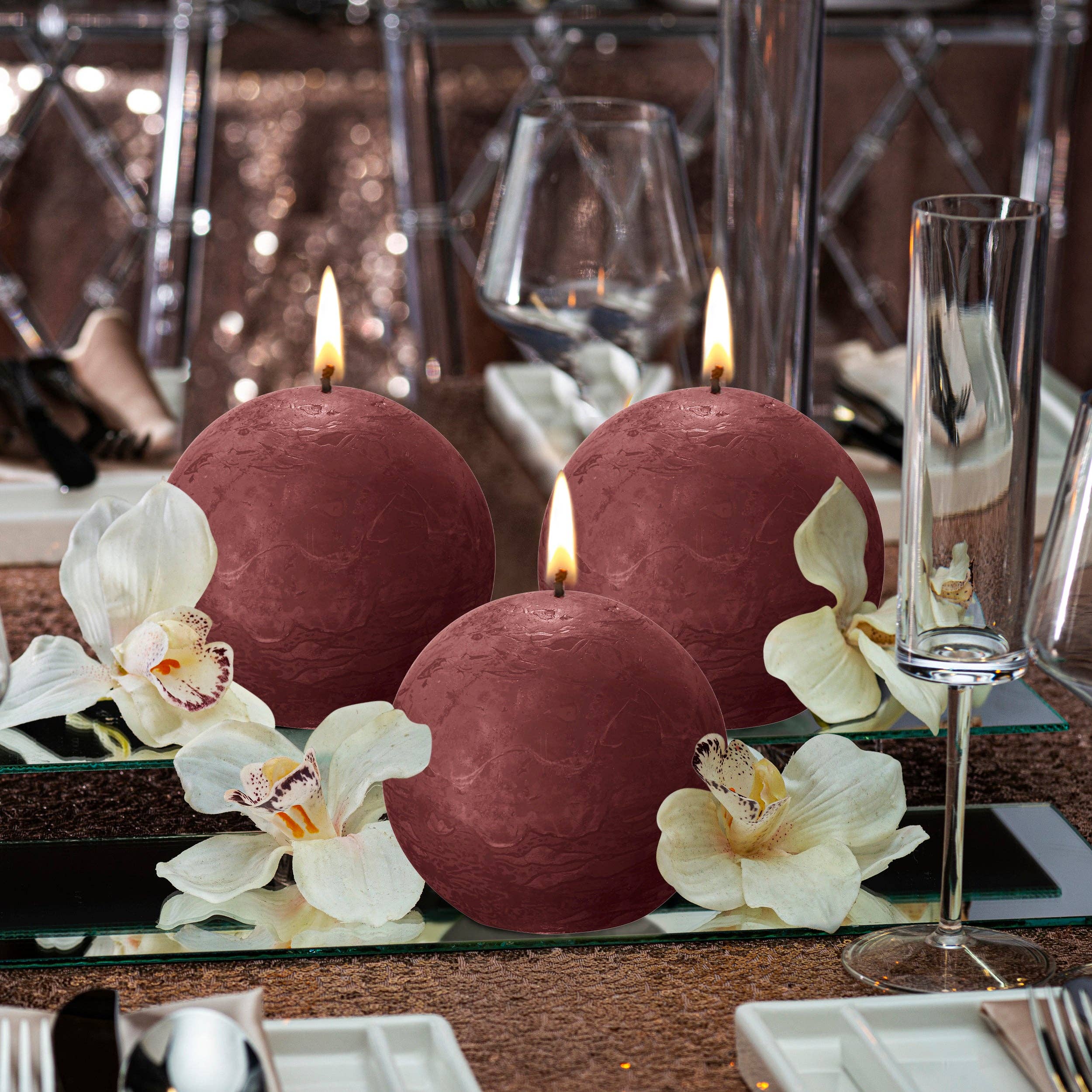 BOLSIUS – Velas de decoração por atacado – 6 Velas rústicas 3" - Inperfuted - Natural - Eco-Friendly - Cera Plant-Based - **Vendido Individualmente132