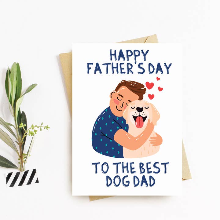 Flash On A String Designs - Venta al por mayor Tarjetas del Día del Padre - Tarjeta Feliz Día del Padre — Dog Dad